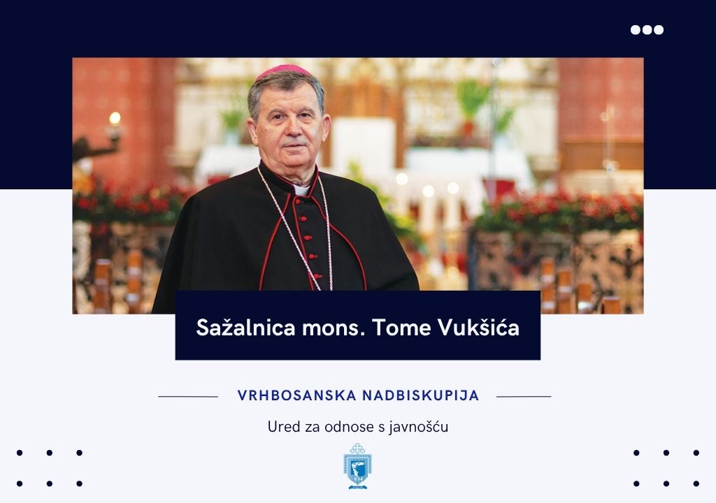 Sažalnica mons. Vukšića u povodu tragedije u Grazu