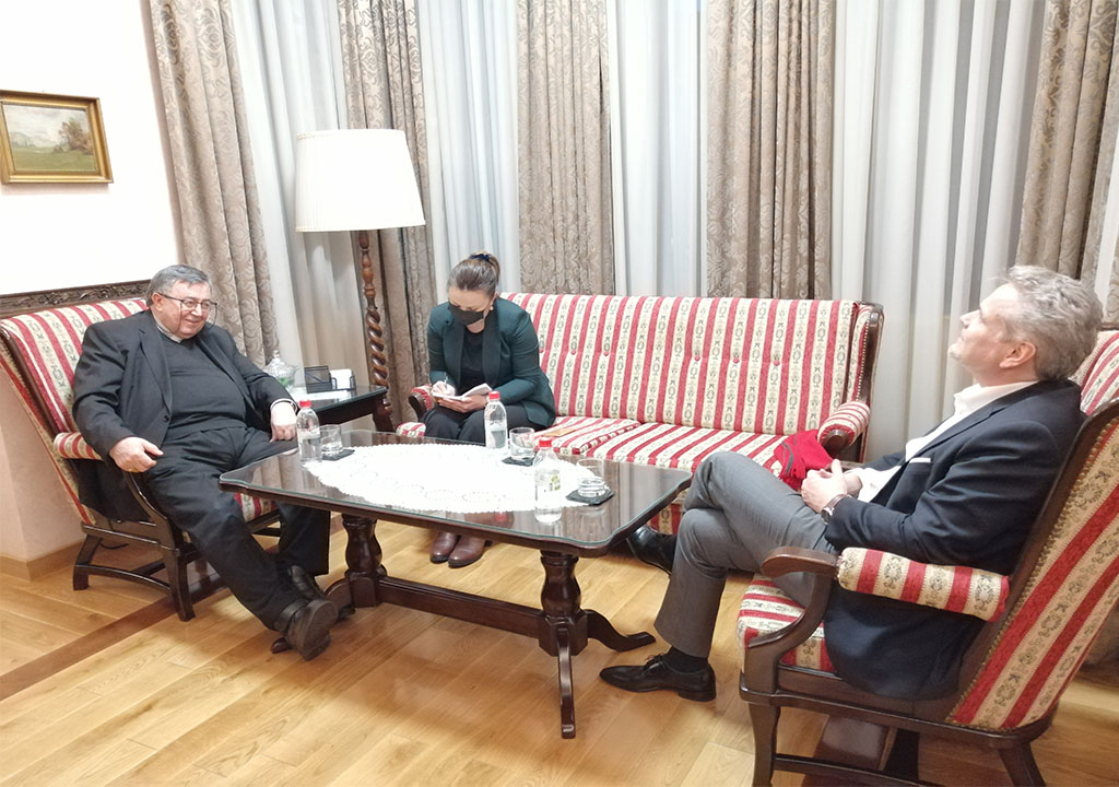 Susret kardinala Puljića i šefa delegacije EU-a u BiH