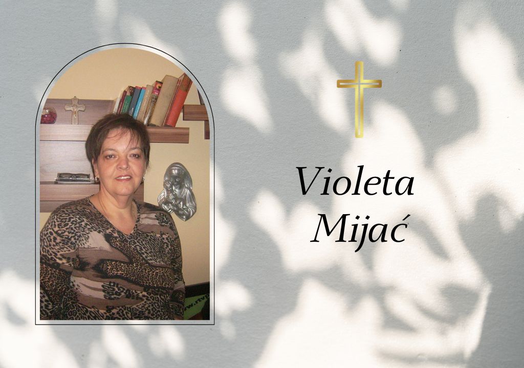 Preminula Violeta Mijać, majka vlč. Ivana