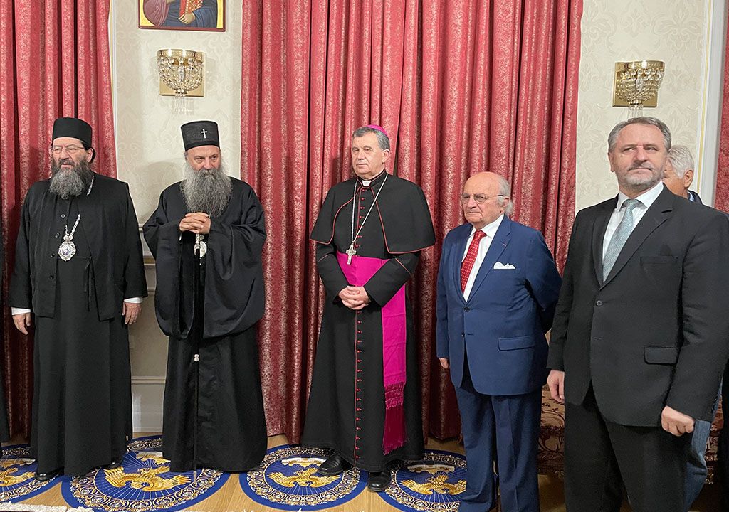 Susret nadbiskupa Vukšića i patrijarha Porfirija